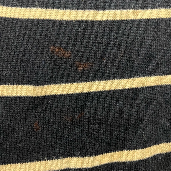 VINCE. Black Johny Collar Sweater Size Medium $425 - Picture 8 of 9